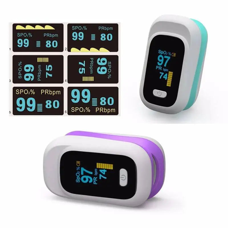 Medical Fingertip Pulse Oximeter Medical Ear forhead Body Infrared Thermometer home Saturation Meter portable  oximetro de pulso