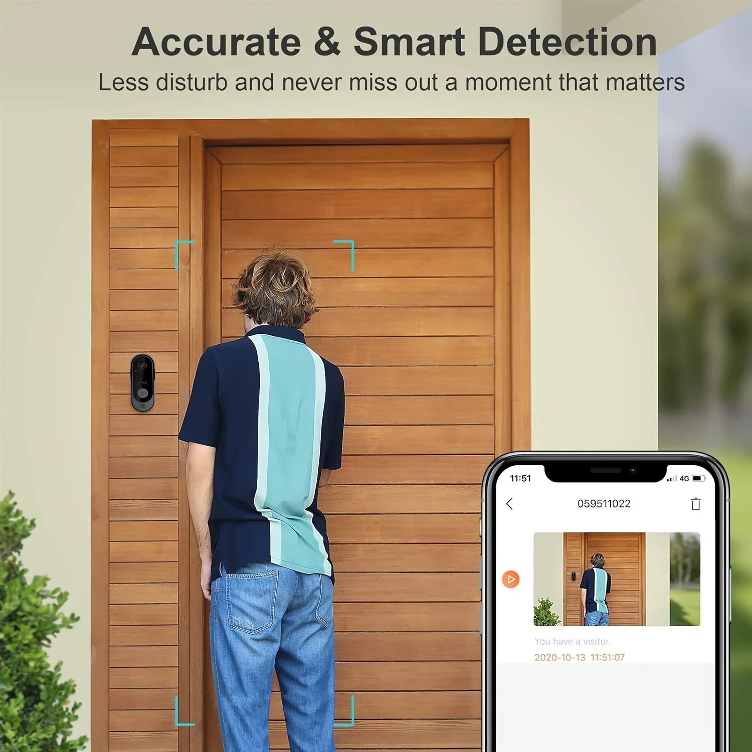 Tuya Wireless Doorbell With Camera Bundle Doorbell Smart Home WIFI HD Outdoor Phone Camera Security Video Intercom Night Vision