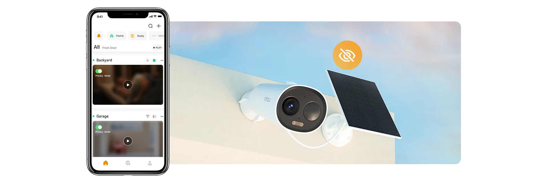 2PCS IMOU Cell 3C Kit 5MP Security Camera Outdoor Wireless WIFI Camera Battery Camera Two Way Audio Colorful Night Vision