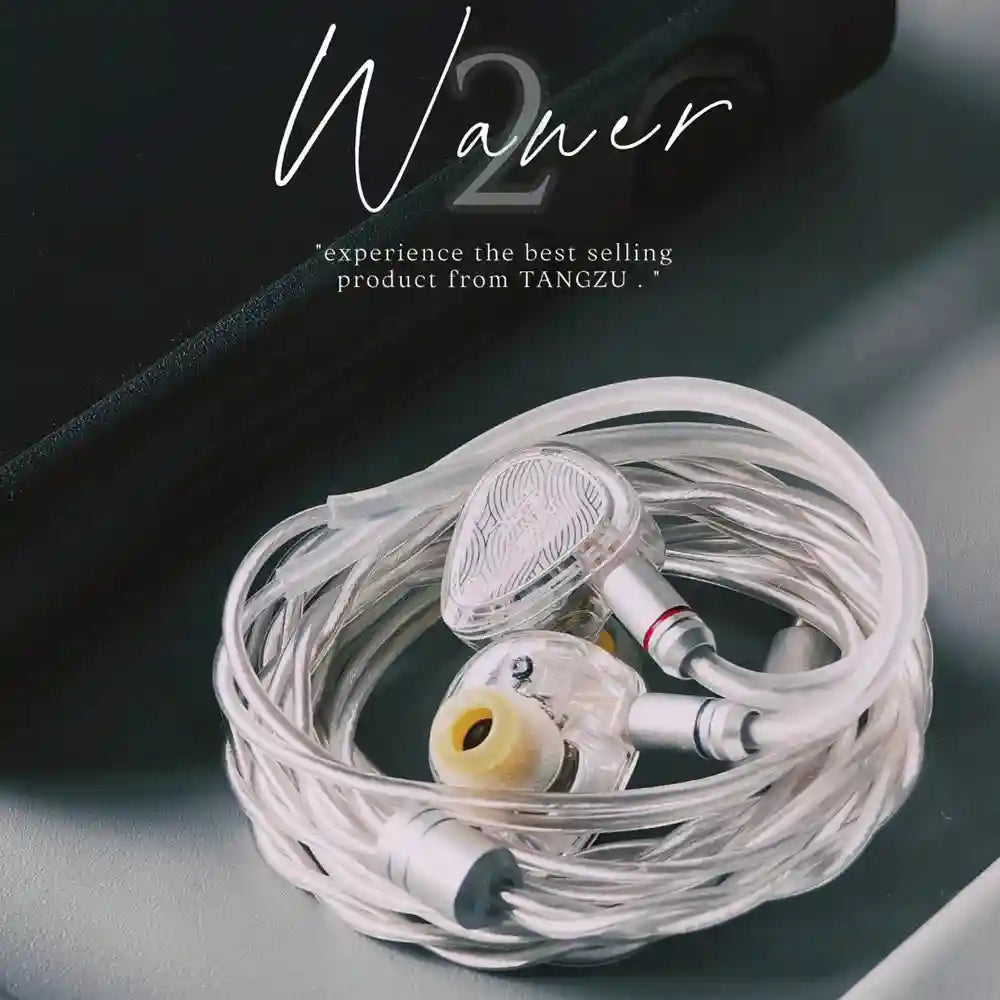 TangZu Waner S.G Hi-Fi Wired In-Ear Monitors - High Fidelity Audio White 3.5 MIC China Mainland Tidesmit