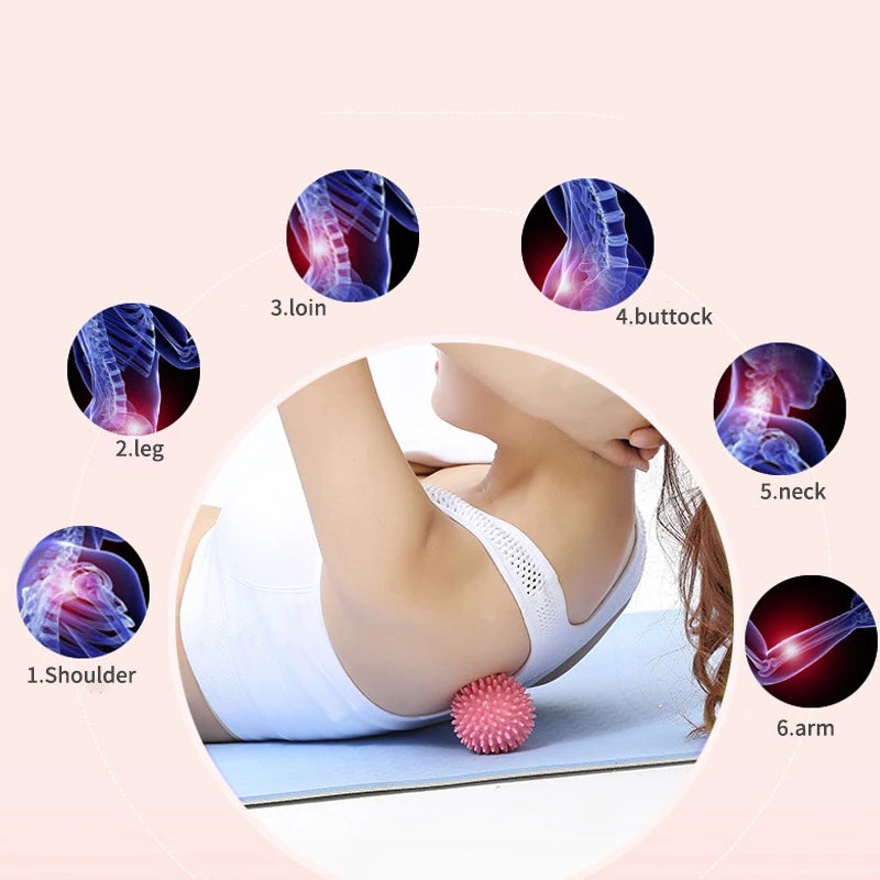 Massage Ball for Muscle Relaxation | Portable Deep Tissue Relief Back Massage Instrument Tidesmit