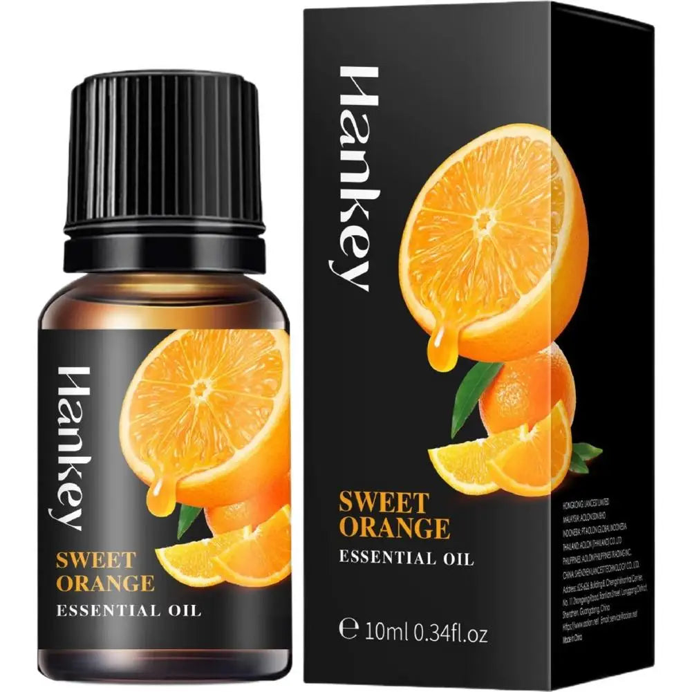 12 Flavors 10ml Essential Oils for Aroma Diffuser Air Humidifier Home Water-soluble Lavender Vanilla Orange Olive Fragrance Oil