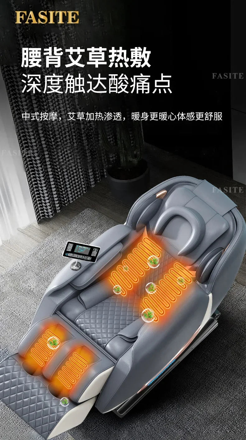 Massage Chair Recliner Electric Sofa Bed - Tibetan Blue Tidesmit Massage Chairs Tidesmit