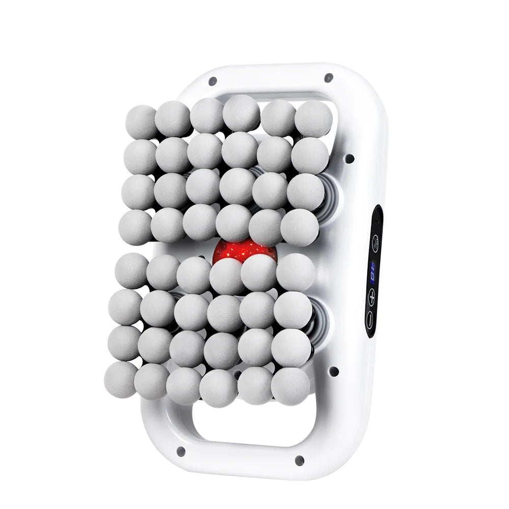 Deep Tissue Muscle Massage Gun | 48 Heads | Silent Electric Massager Back Massage Instrument white Tidesmit