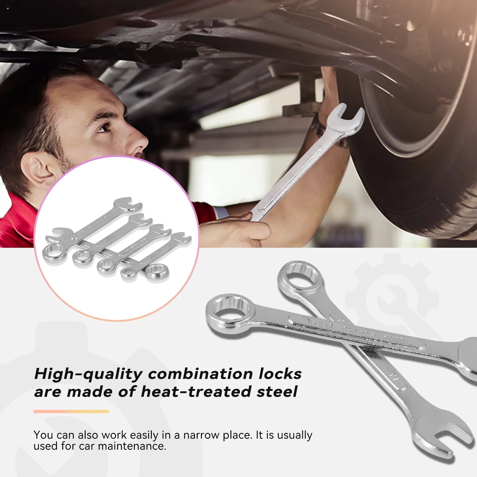 Podofo 88pcs Hand Tool Household Hardware Took Kit Auto Repairing Tool for Car Garage Home DIY Sockets Wrenches Screwdrivers Ratchets Handle Bits