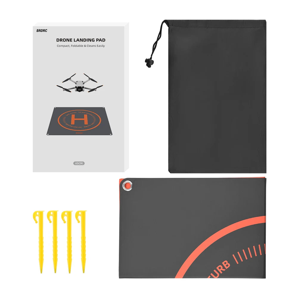 Foldable Drone Landing Pad for DJI - Waterproof 65cm Mat 65CM Tidesmit