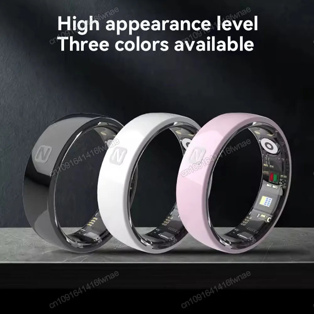 Smart Health Ring - Waterproof Fitness Tracker with Biometric Sensor Tidesmit