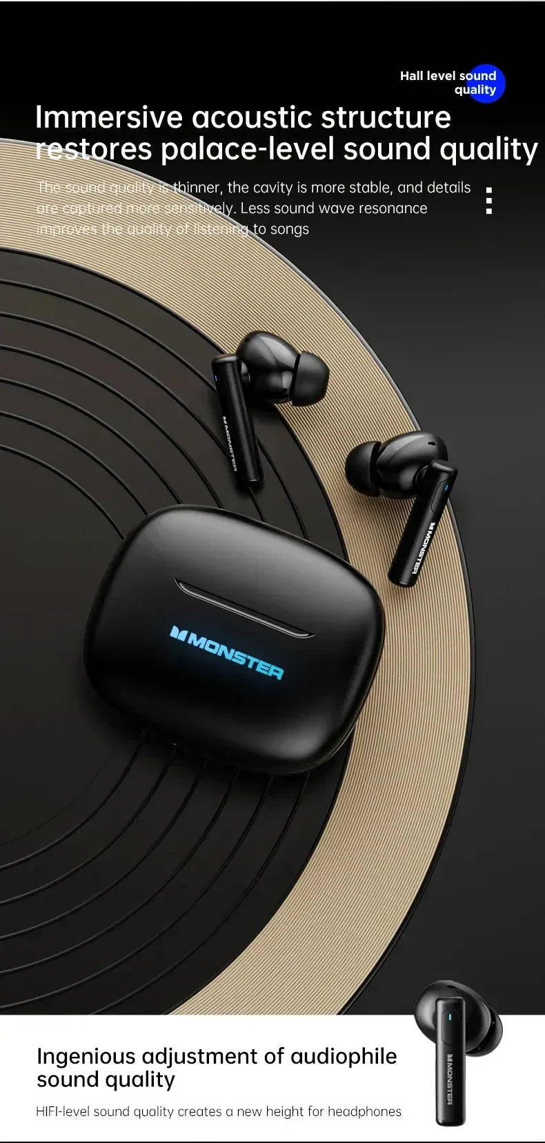 Wireless Bluetooth Earbuds | ANC In-Ear Headphones by Tidesmit Tidesmit