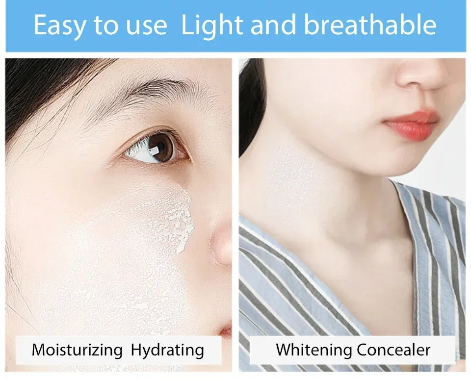 Tidesmit waterproof BB cream spray providing whitening moisturizing coverage for flawless face makeup application