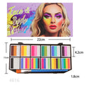 Tidesmit 12 color water-soluble face and body paint palette for Halloween cosplay makeup texture detail view