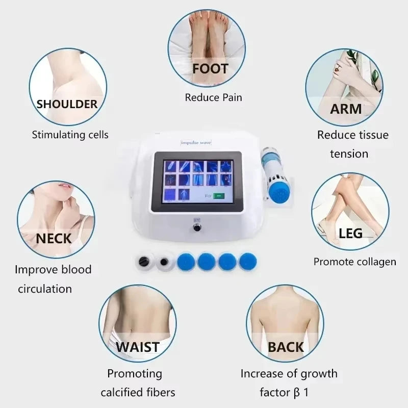 Shockwave Therapy Machine for Back Pain Relief - Tidesmit Professional Grade Massage Chairs Tidesmit