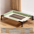 New Style Raised Mesh Cat Dog Off-The-Ground Pet Bed Removable And Washable Breathable Pet Sofa Moisture-Proof With Pilloww