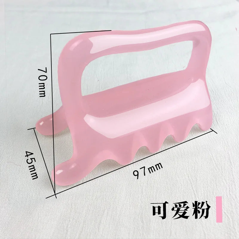 Fascia Massage Tool for Myofascial Release - Durable Resin Body Massager Body Shaping Massage Equipment Pink Tidesmit