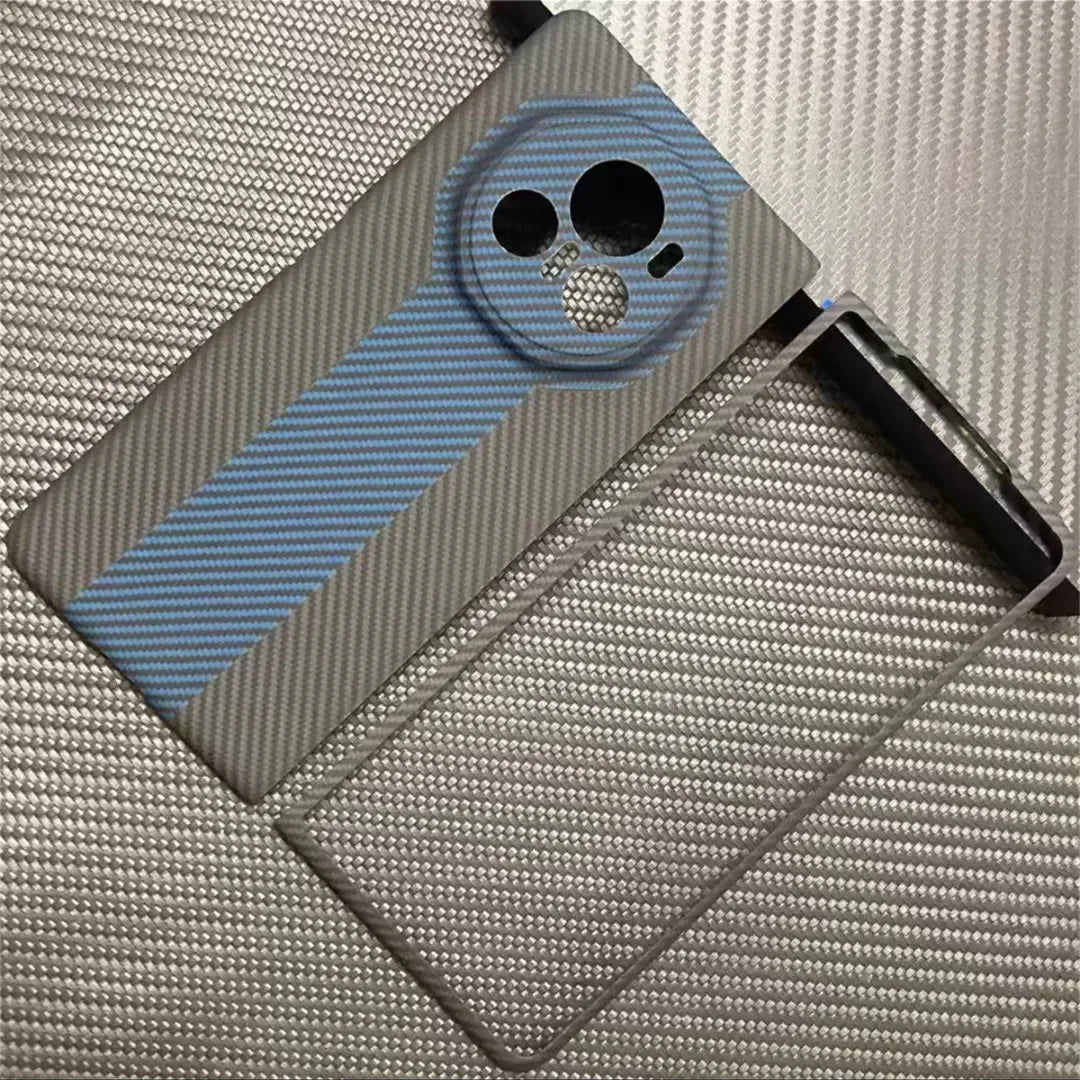 Honor Magic V3 Carbon Fiber Case - Slim Military-Grade Protective Cover Black Blue Black 2 Magic V3 Tidesmit