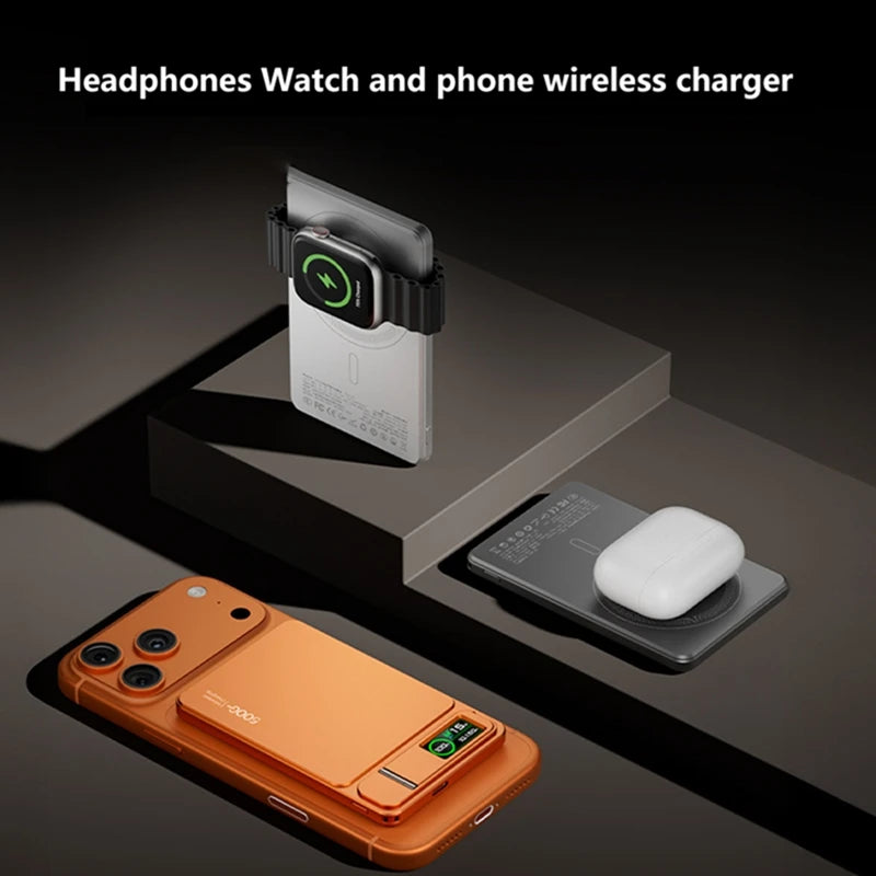 Magnetic Wireless Power Bank 10000mAh for iPhone with PD Fast Charging Tidesmit