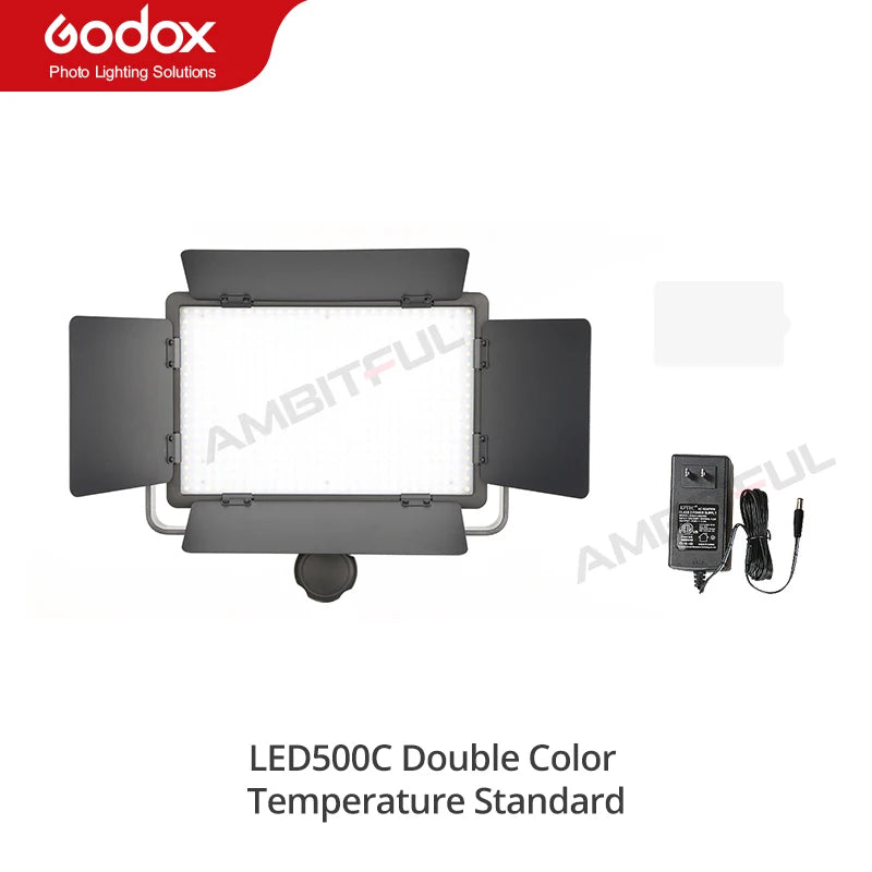 Tidesmit LED Video Light Panel - Adjustable Color Temperature Studio Lamp LED500C China Mainland Tidesmit