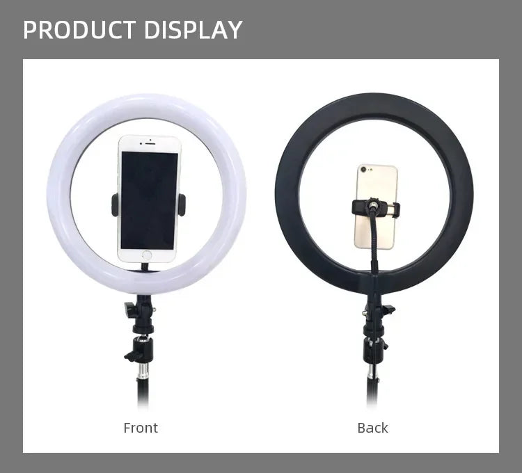 12 Inch LED Ring Light With Tripod Stand for Live Streaming | Tidesmit Tidesmit