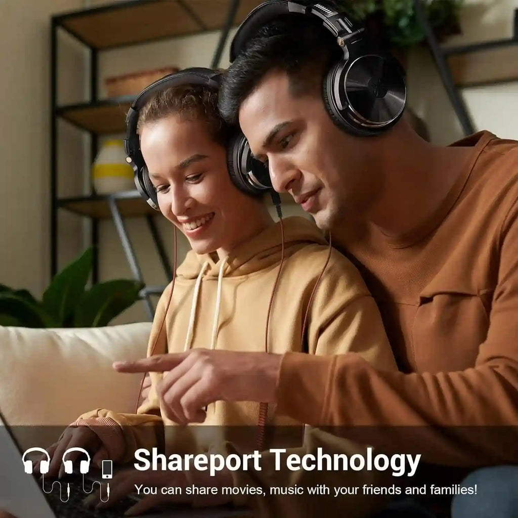 Wired Studio Headphones - Pro Over-Ear Monitoring Audio by OneOdio Tidesmit