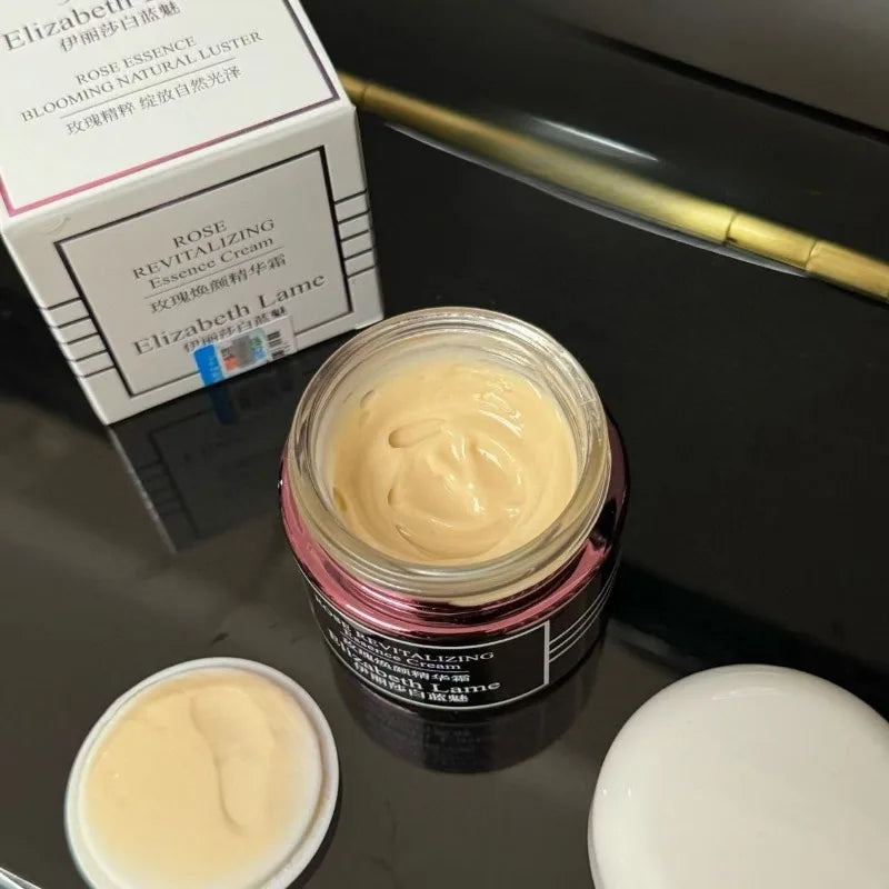 Rose Revitalizing Essence Cream, Hydrating Moisturizing Face Cream, Nourishing Brightening Skin Care Products