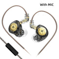 Dual Magnetic Bass In-Ear Monitors | Tidesmit High-Fidelity Wired Audio Black MIC Tidesmit