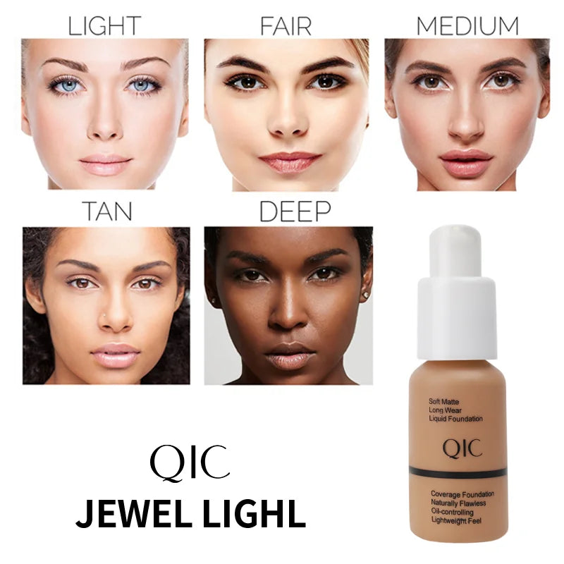 Tidesmit long lasting matte liquid foundation shade swatch for oil control and flawless waterproof face makeup coverage