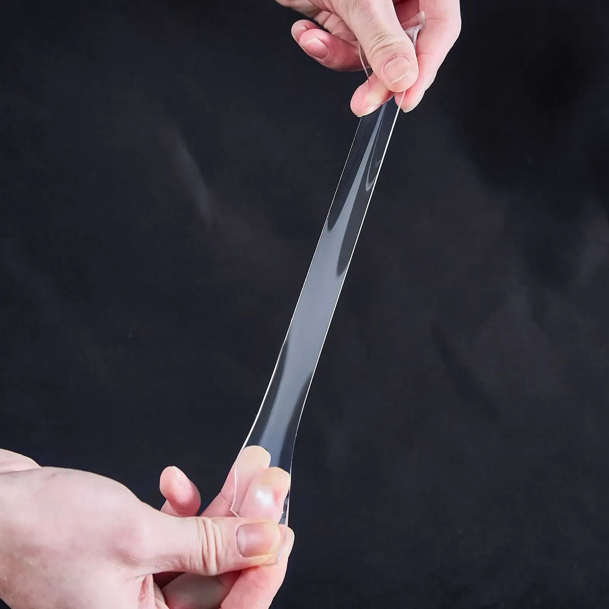 Heavy Duty 16 ft Long Double Sided Tape Nano Clear Cloth Wall Tape with Strong Adhesive Reusable and Removable