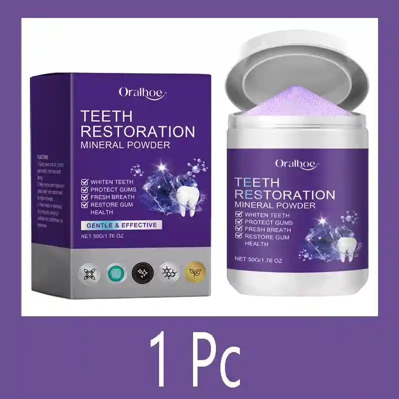 Tidesmit Teeth Restoration Mineral Powder for professional enamel remineralization and natural teeth whitening