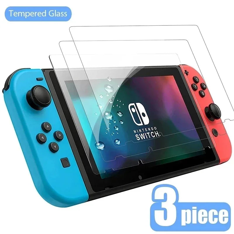 Nintendo Switch Tempered Glass Screen Protector 9H Anti-Scratch 2-Pack Tidesmit