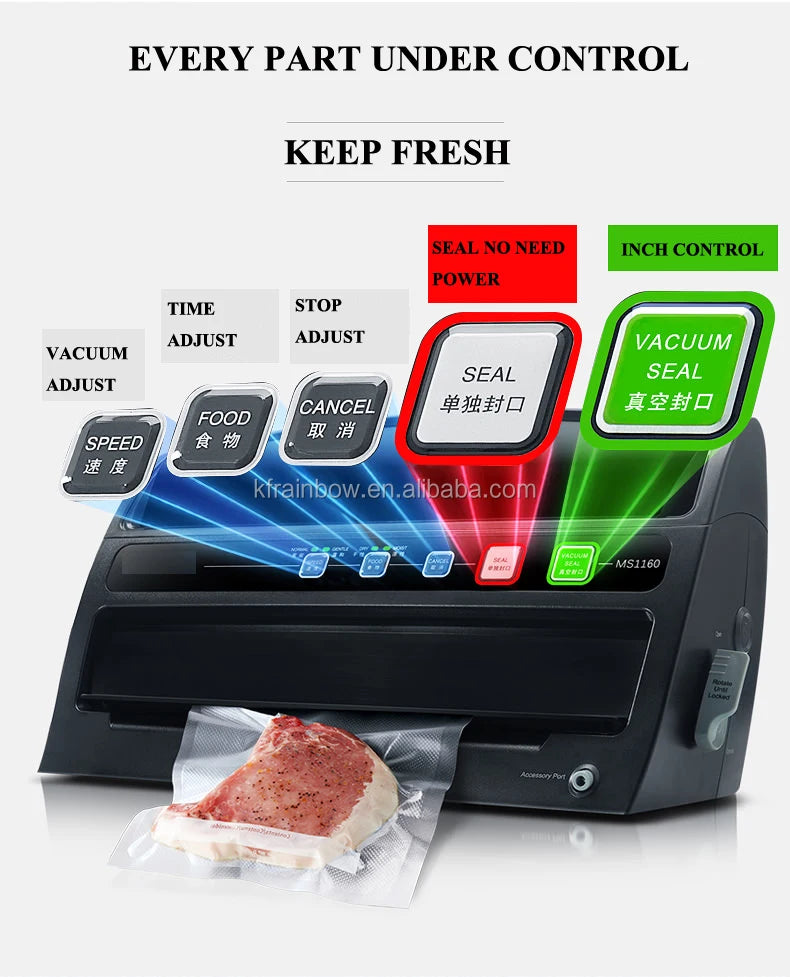 Food Saver Vacuum Sealer Machine Machine Home Use Food Beverage Factory Dedicated Food Vacuum Machine