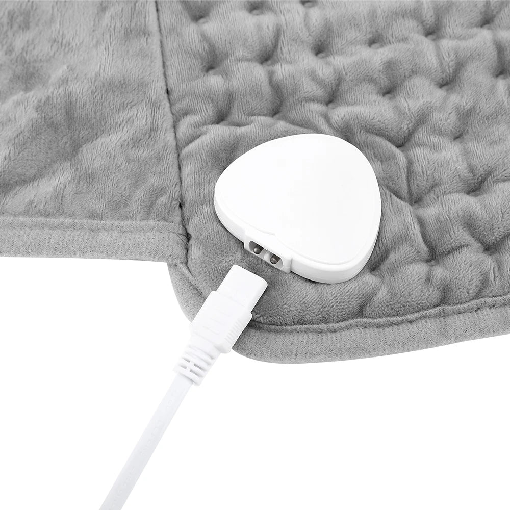 Electric Heating Pad for Back Pain Relief, 9-Heat Levels by Tidesmit Massage Cushion Tidesmit