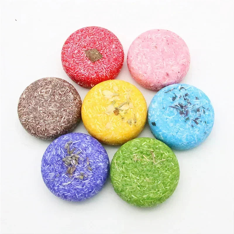 14 Style Ginger Handmade Shampoo Soap Cold Processed Soap Solid Shampoo Bar Pure Plant Hair Shampoos Hair Care Bar Soap