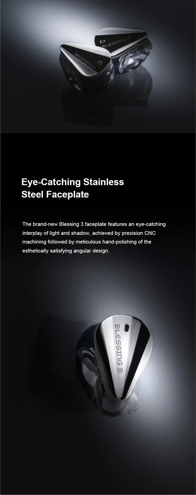 MoonDrop Blessing 3 Hybrid In-Ear Monitors | Tidesmit Audio 6-Driver Tidesmit