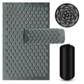 Acupressure Mat Set with Pillow - 3PCS Portable Muscle Relief System Body Shaping Massage Equipment 3PCS-Gray Tidesmit