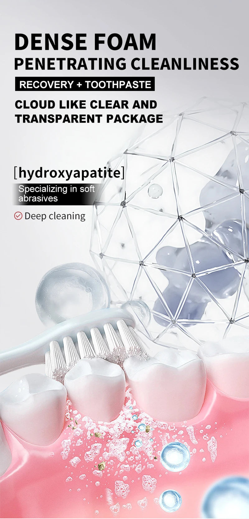 Tidesmit 7.5% Hydroxyapatite Probiotic Whitening Toothpaste for enamel repair and breath freshening