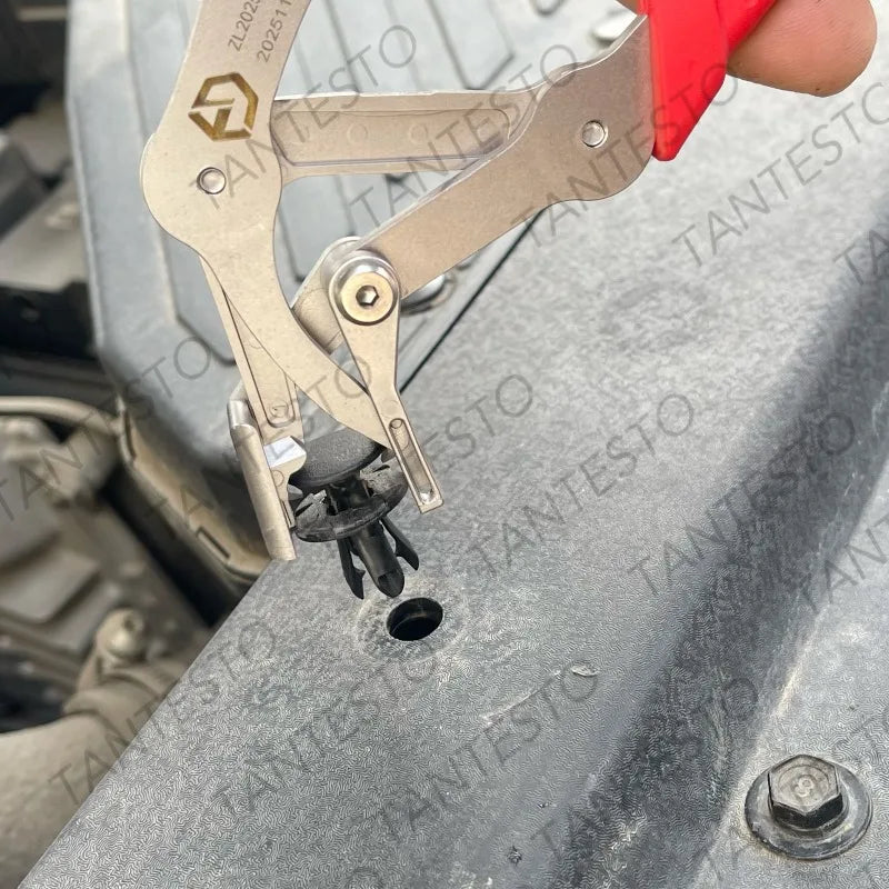 Car Clip Removal Pliers Plastic Rubber Round Nail Fastener Remover Tool for Car Interior Door Panel Chassis Trunk Repair Tool