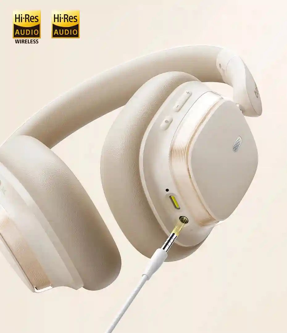 Wireless Headphones with Active Noise Cancellation & 120H Battery Tidesmit