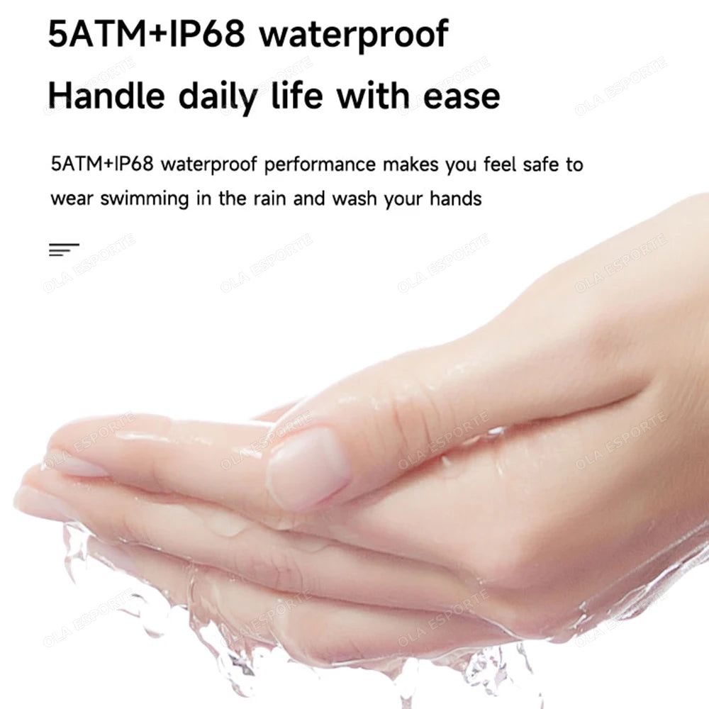 Smart Health Ring - Waterproof Fitness Tracker with Biometric Sensor Tidesmit