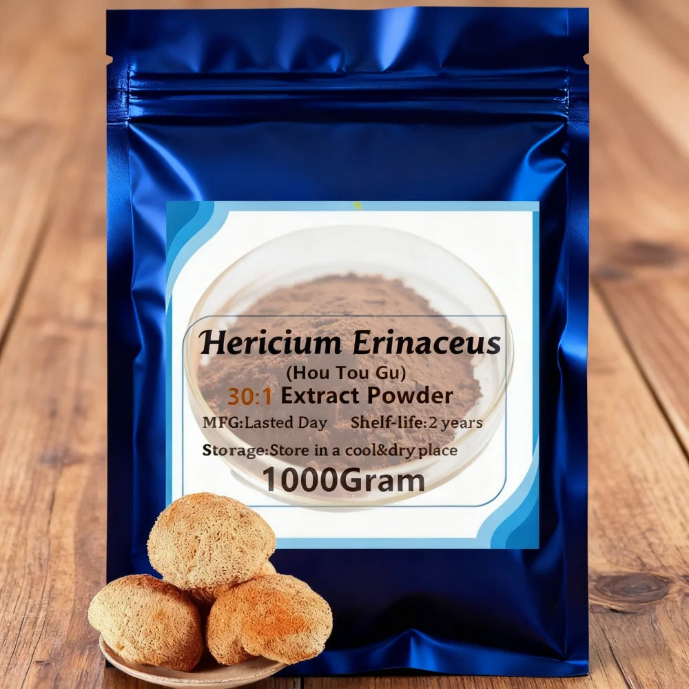 Global Customized Proportion Packaging Lions Mane Mushroom Extract Powder Bulk Hericium Erinaceus Out Packing Aluminum Foil Bag