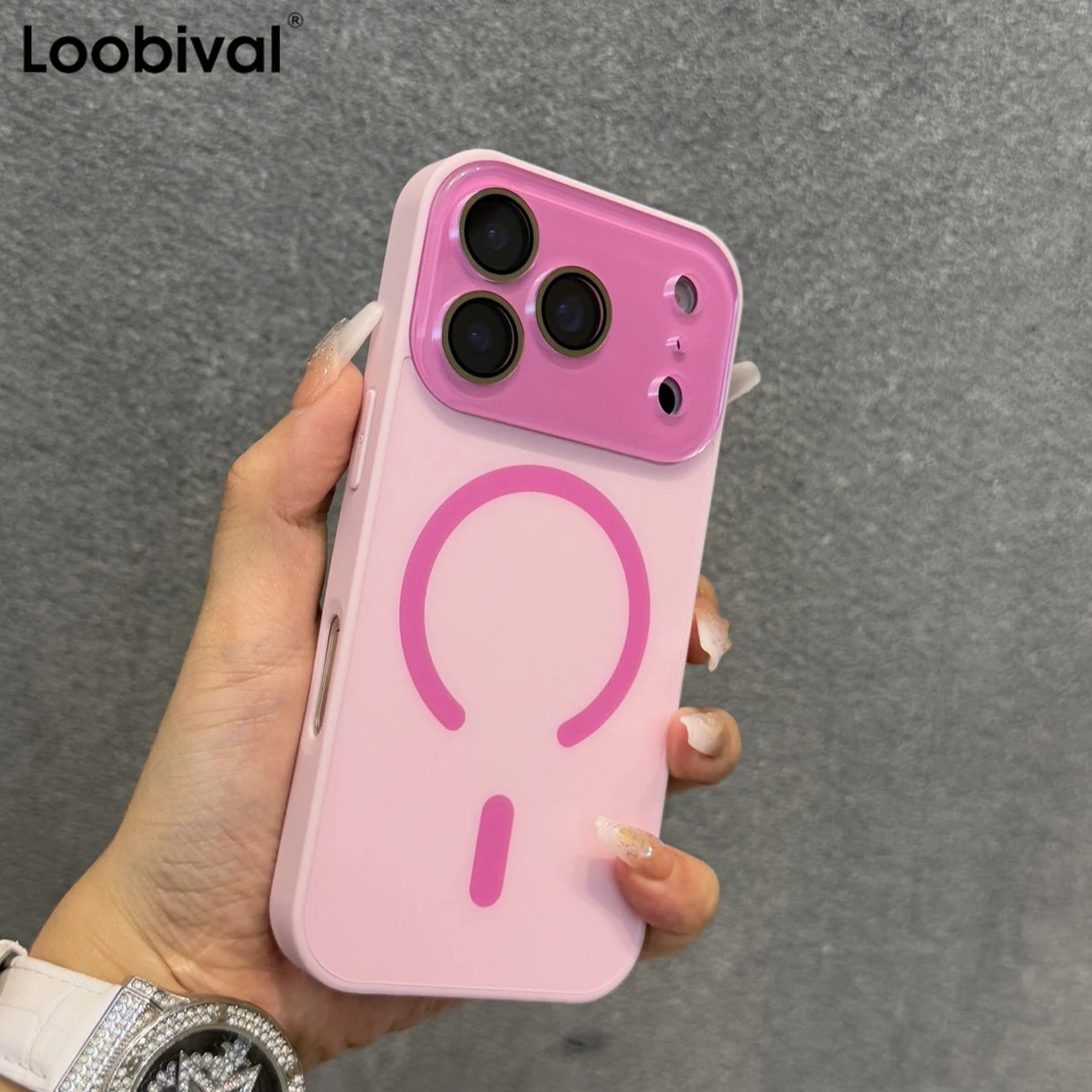 Magnetic iPhone 16 Pro Case with Matte Electroplating and Lens Protection Tidesmit