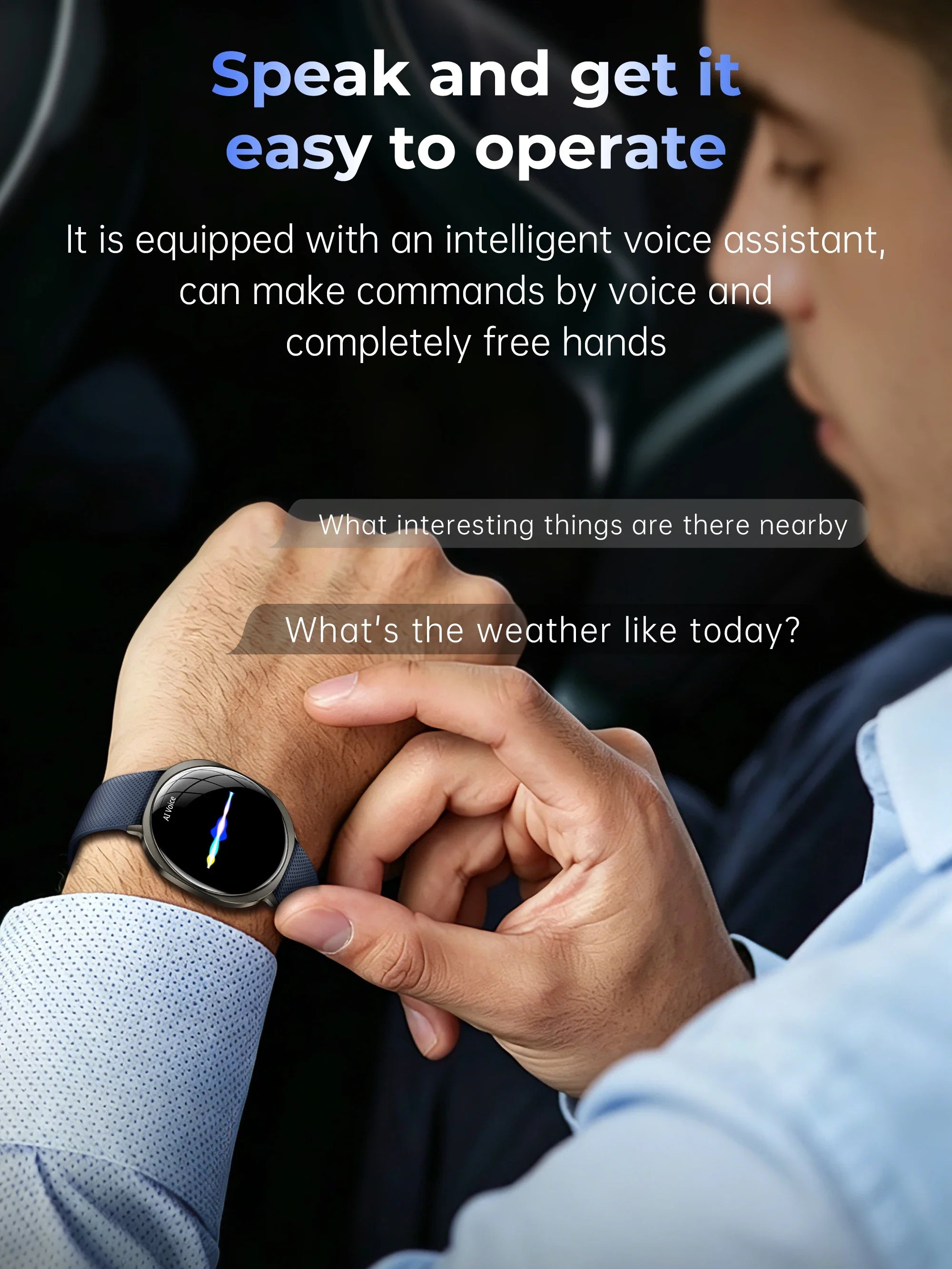 New M301 Smart Watch Round AMOLED Curved Screen Dial Call Alarm Clock Flashlight Health Tracking Fitness Smart Watch Women