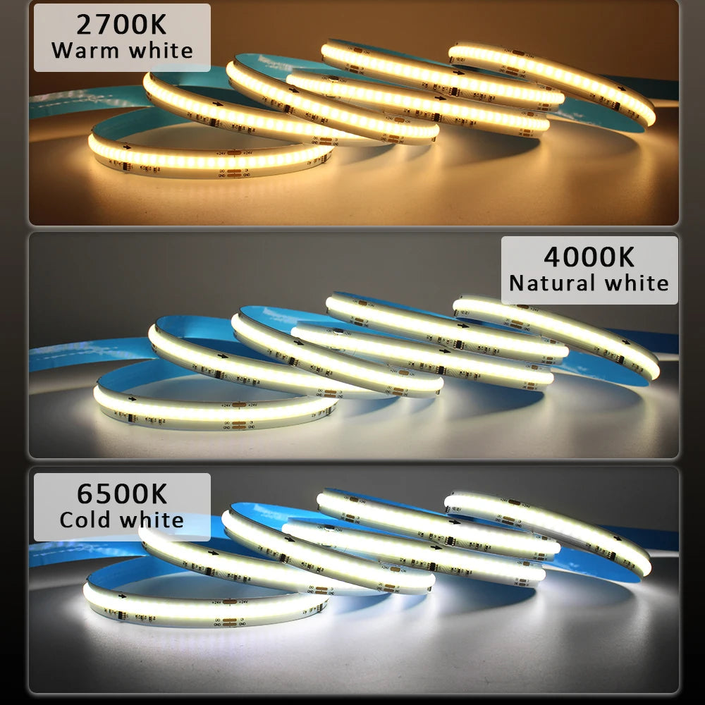 WS2811 Horse Race COB LED Strip Light DC 24V 360 LEDs/M Flex Ribbon Chasing 5M 10M 20M Running Water Flowing Ledstrip Lights