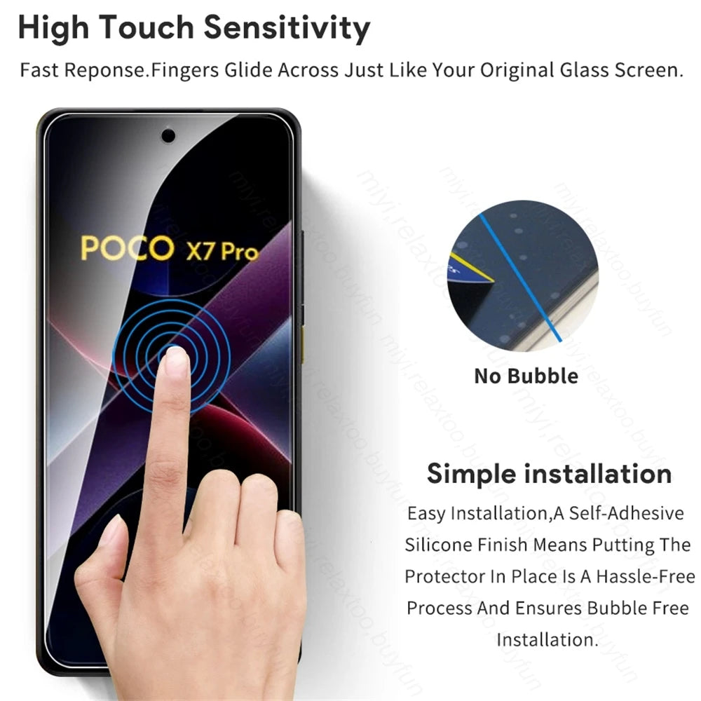 Poco X7 Pro 5G Case with Screen and Lens Protector | Military-Grade Slim Fit Tidesmit