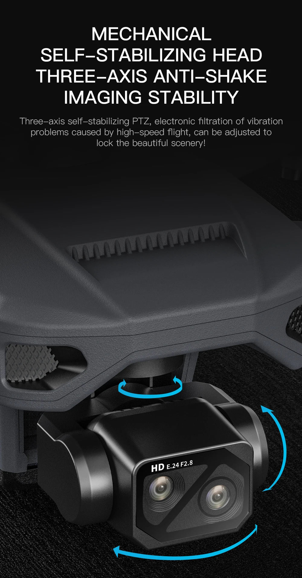 4K GPS Drone with Obstacle Avoidance - Foldable Quadcopter SG909 MAX Tidesmit