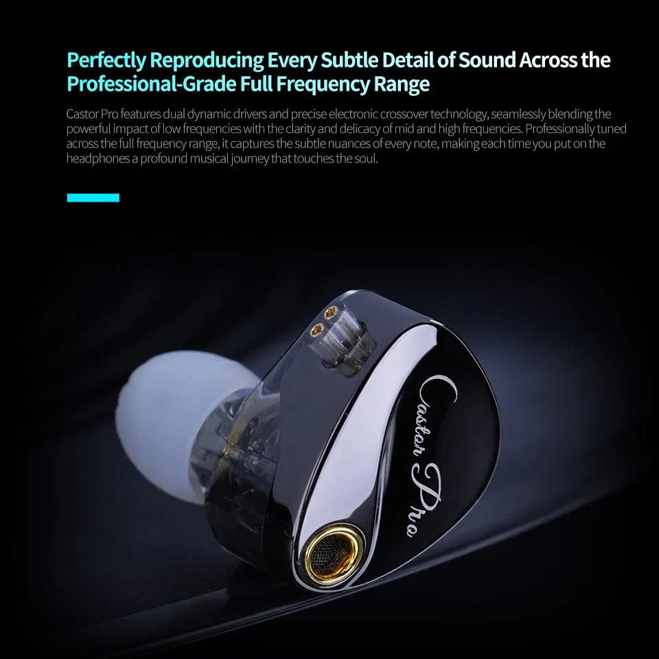 KZ Castor Tunable Bass HiFi Wired Earphones by Tidesmit Tidesmit