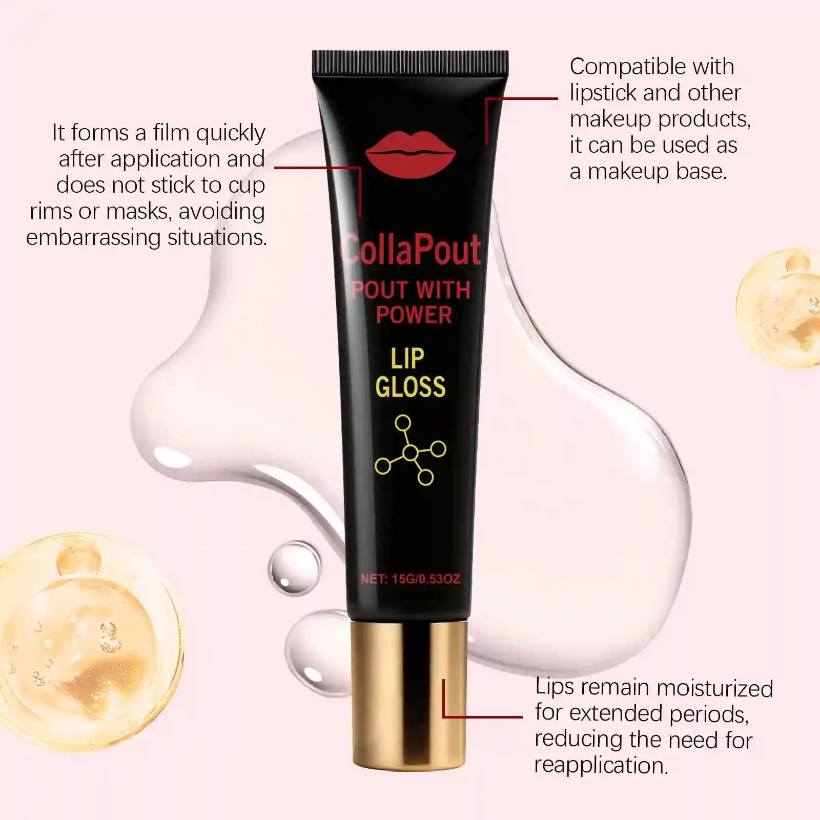 Lip Hydrating Serum - Nourishing Smoothing Lip Care (15g Essence) Lip Care Tidesmit