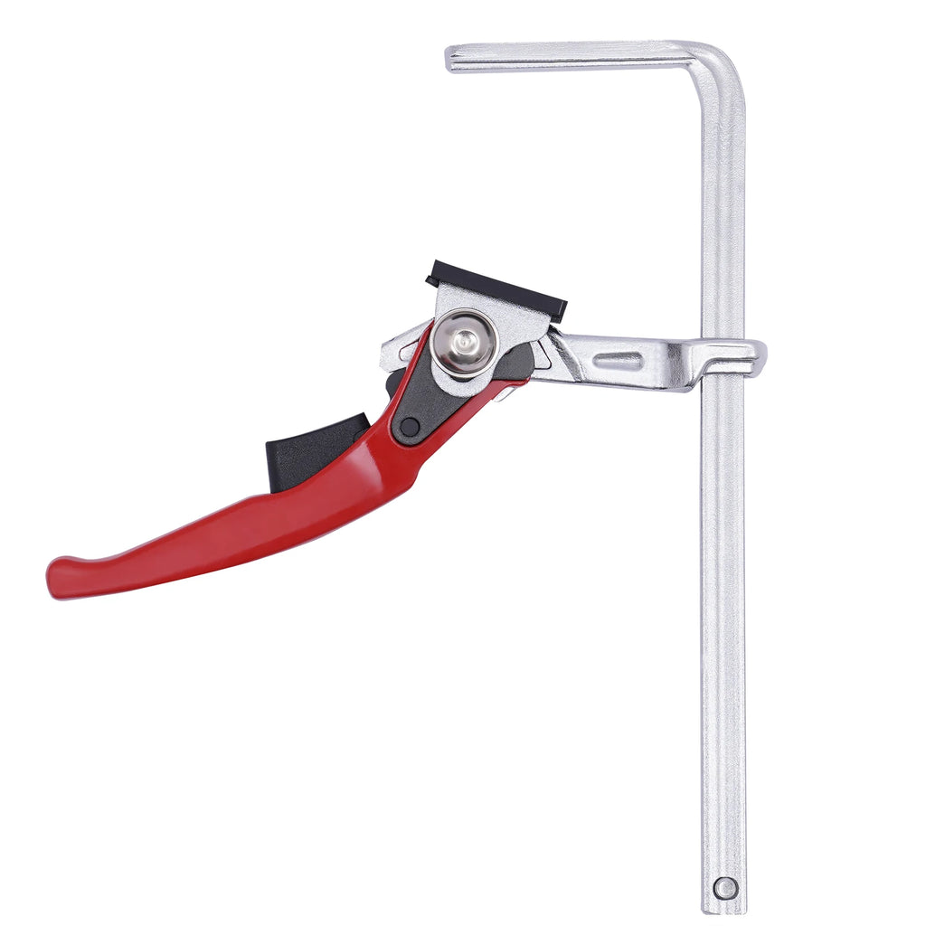 2PCS 160*60mm/200*60mm Quick Ratchet Track Saw Guide Rail Clamp Alloy Steel Woodworking MFT Clamp Guide Rail System Hand Tools