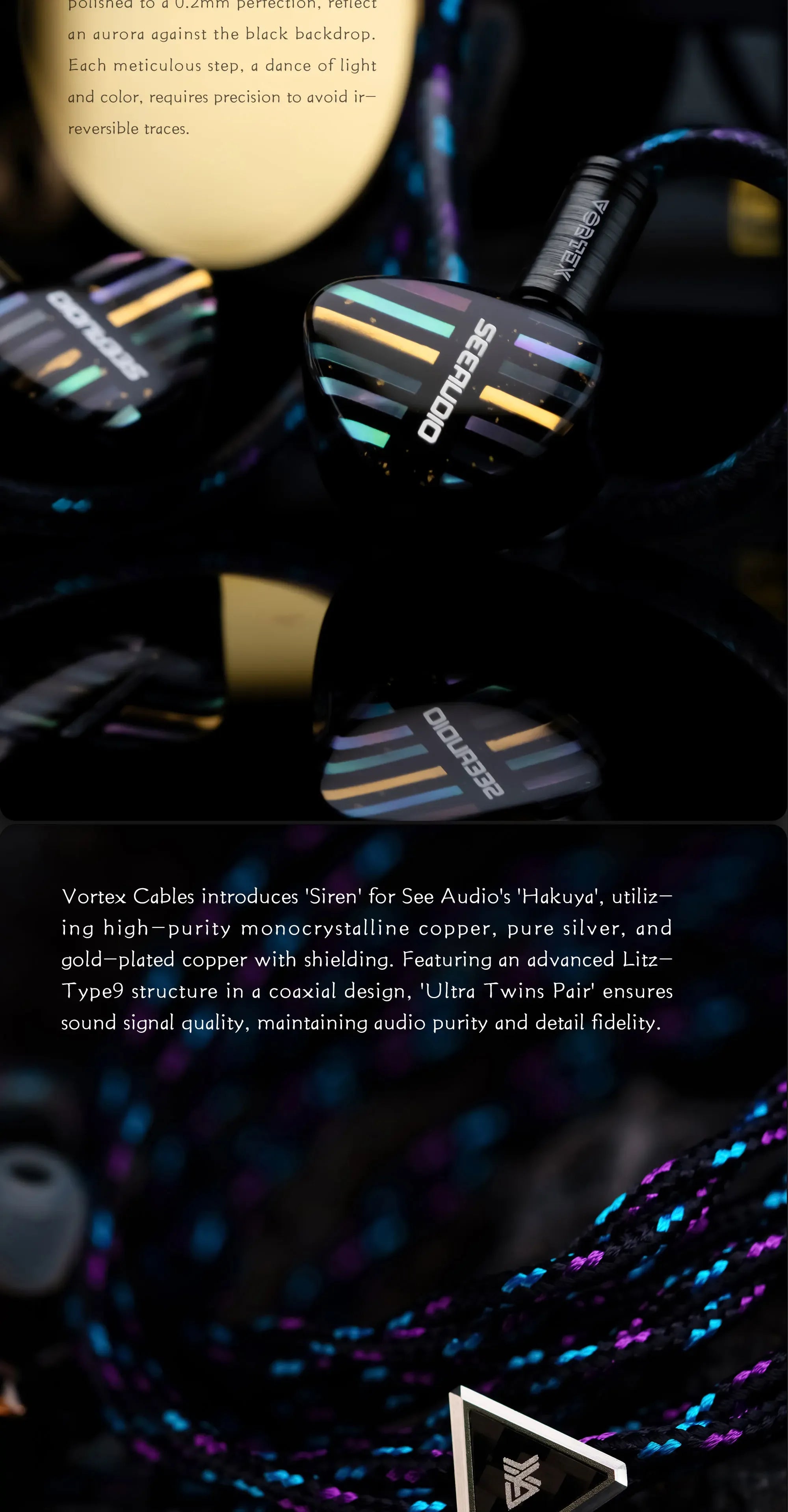 SeeAudio HAKUYA 14-Driver Hybrid In-Ear Monitors by Tidesmit Tidesmit