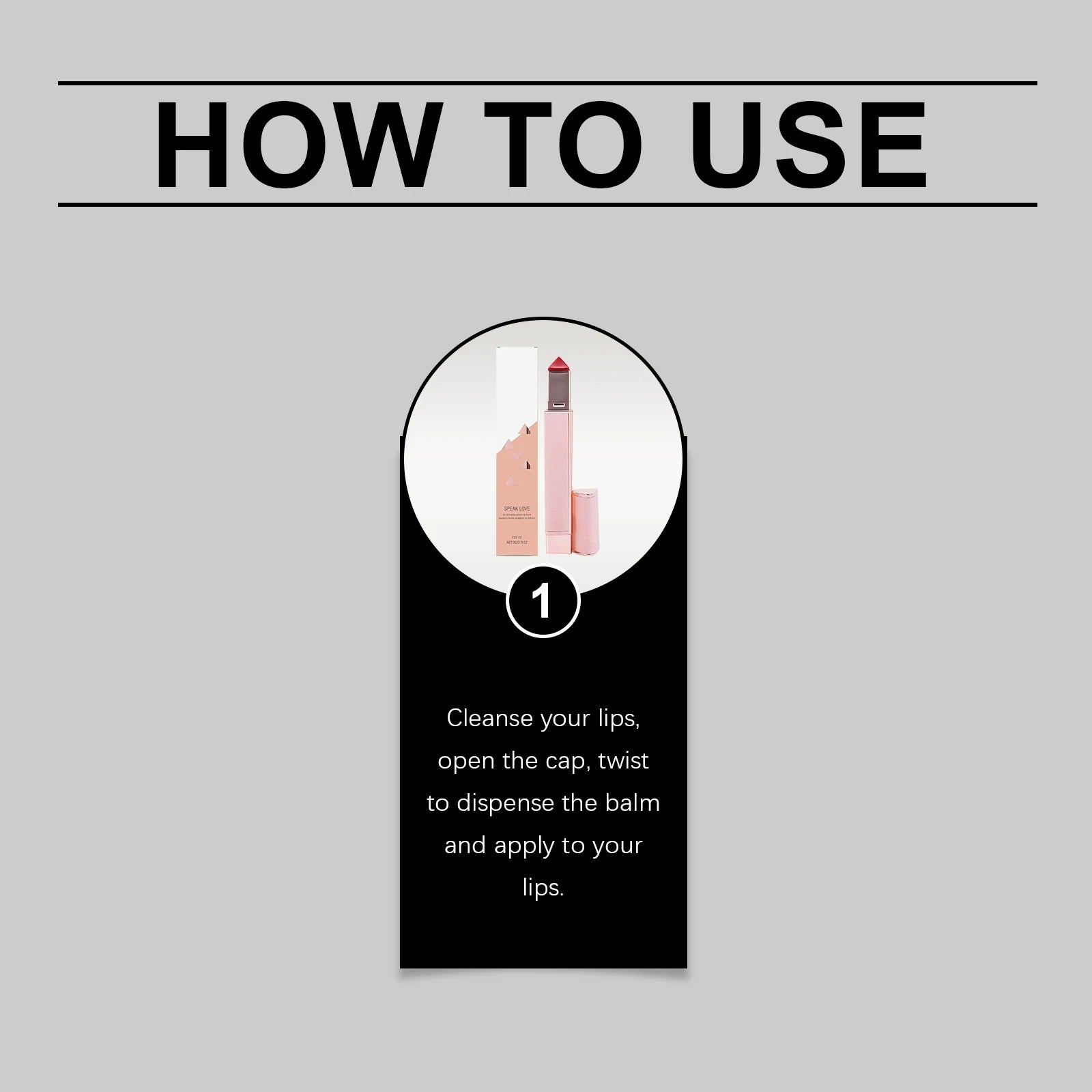 Hydrating glossy lip balm stick in sleek pink packaging for plumping, moisturizing, and treating chapped, dull lips.