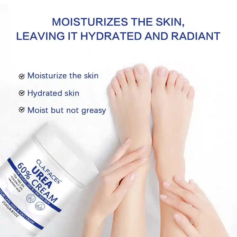 Uric Acid Foot Cream for Cracked Heels | Salon-Quality Repair | Tidesmit Scrubs Treatments Tidesmit