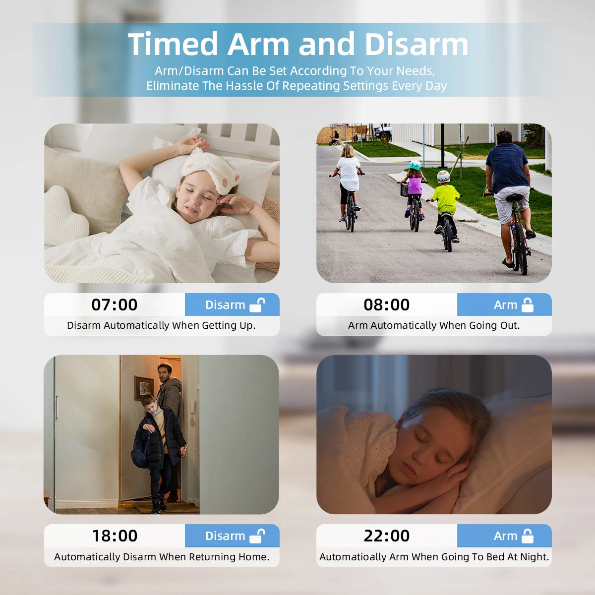 WiFi GSM Smart Home Alarm Security Kit - Tuya App Controlled System Tidesmit